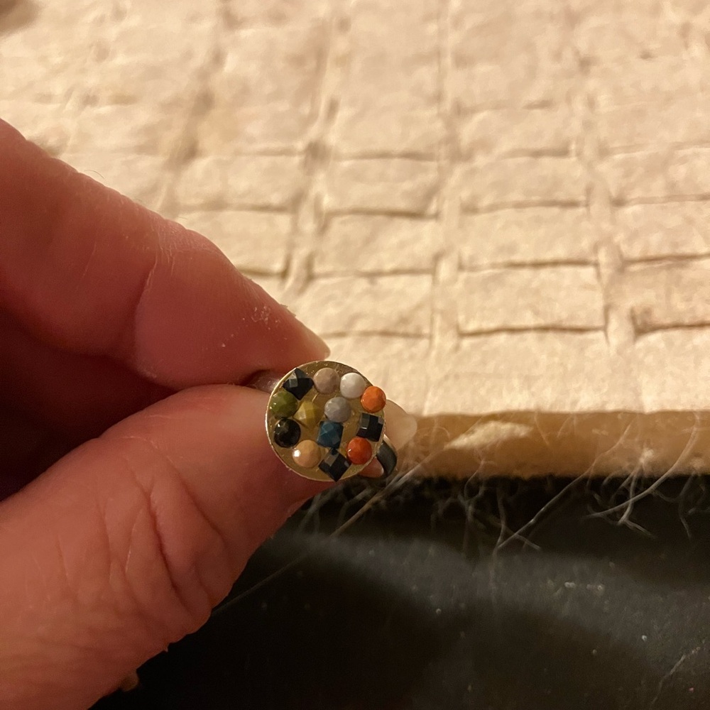 Multicolor Mosaic Ring